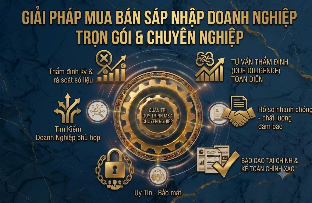 Giải Pháp Mua Bán - Sáp Nhập Doanh Nghiệp Uy Tín Chất Lượng